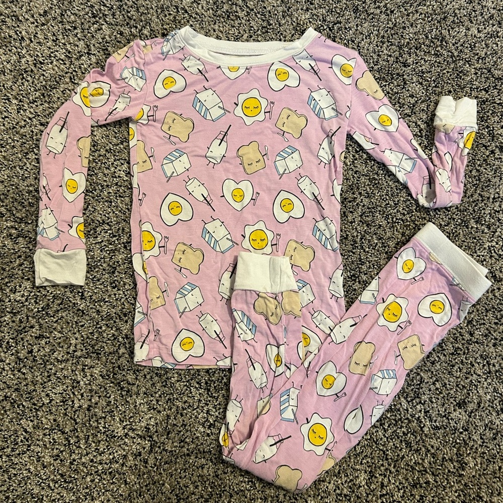 Little Sleepies Breakfast Buddies Bamboo Pajama Set — 4T